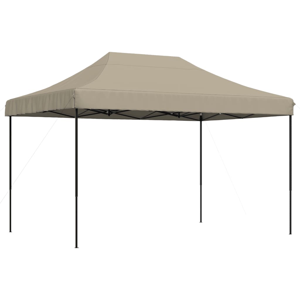 Partyzelt Faltbar Pop-Up 410X279X315 Cm Taupe
