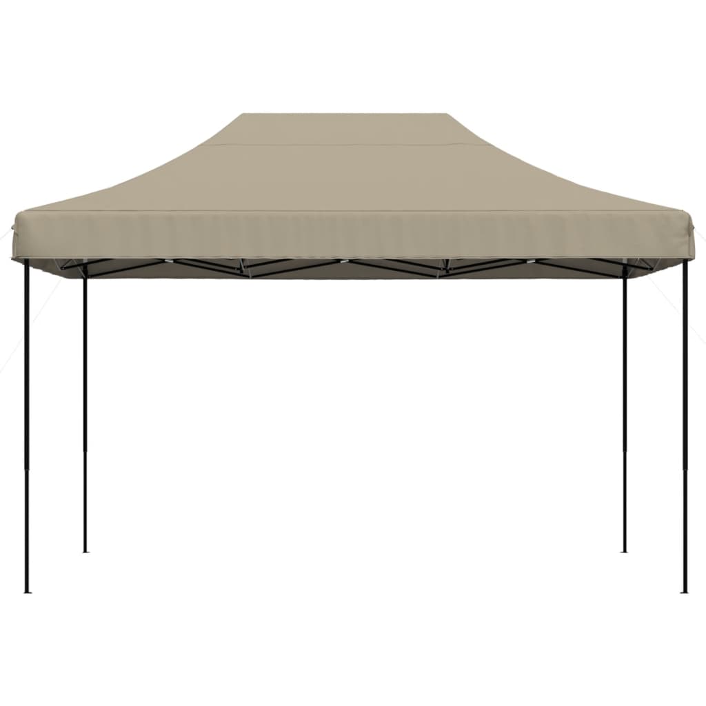 Partyzelt Faltbar Pop-Up 410X279X315 Cm Taupe