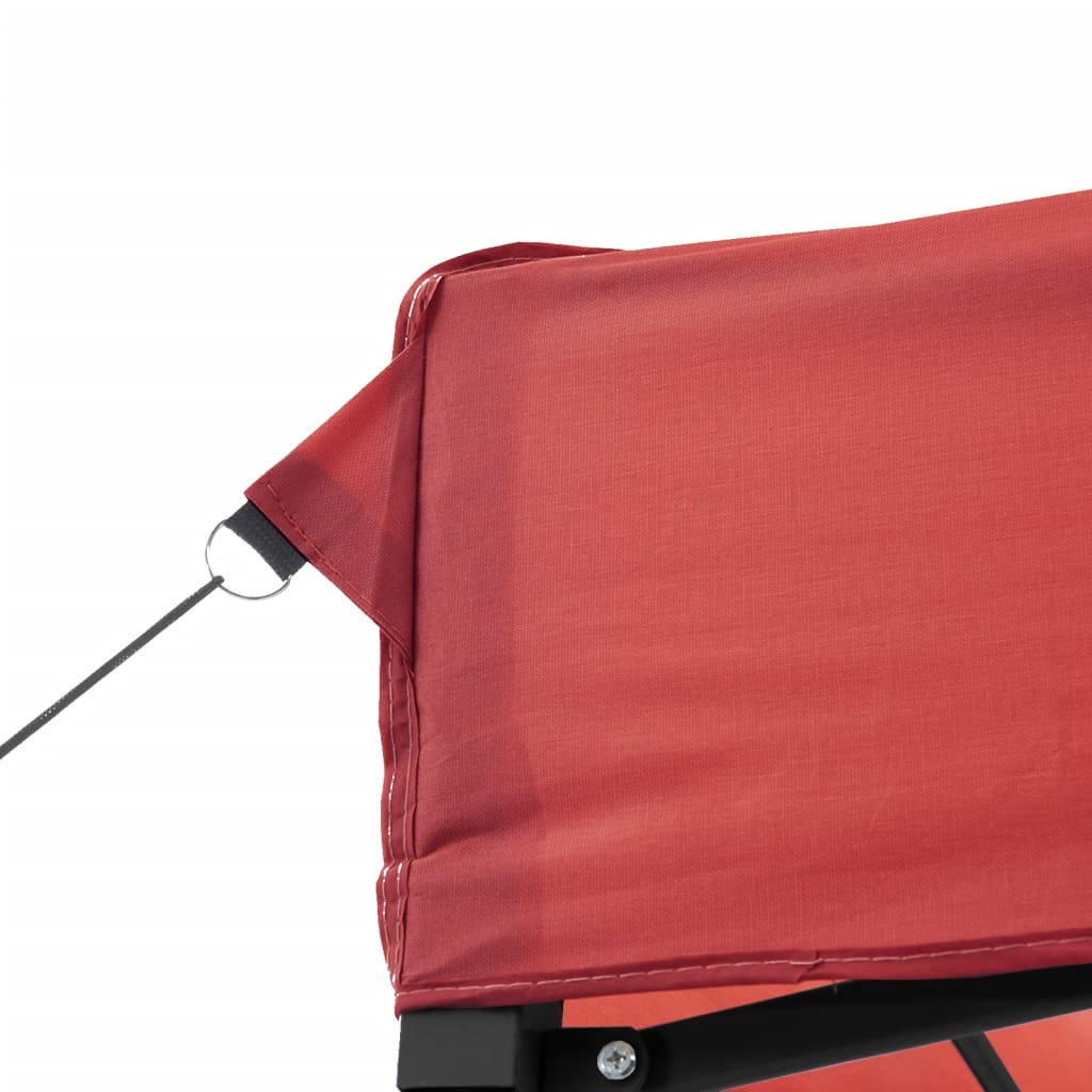 Partyzelt Faltbar Pop-Up 410X279X315 Cm Burgunderrot