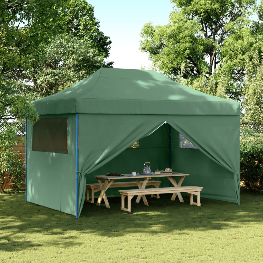 Partyzelt Faltbar Pop-Up 410X279X315 Cm Grün