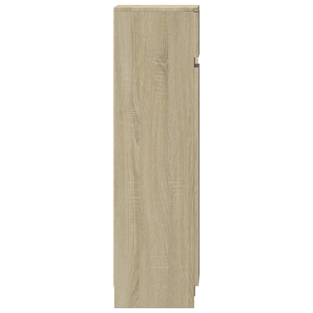 Schuhschrank Sonoma-Eiche 100,5X28X100 Cm Holzwerkstoff Sonoma Eiche