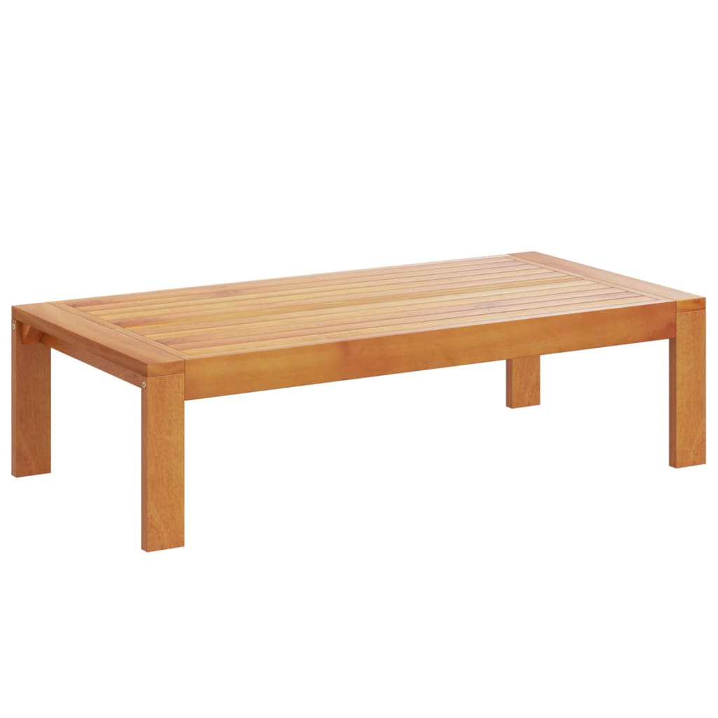 3-Tlg. Garten-Sofagarnitur Mit Kissen Massivholz Akazie