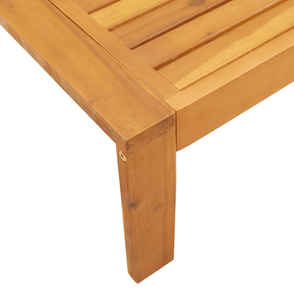 3-Tlg. Garten-Sofagarnitur Mit Kissen Massivholz Akazie