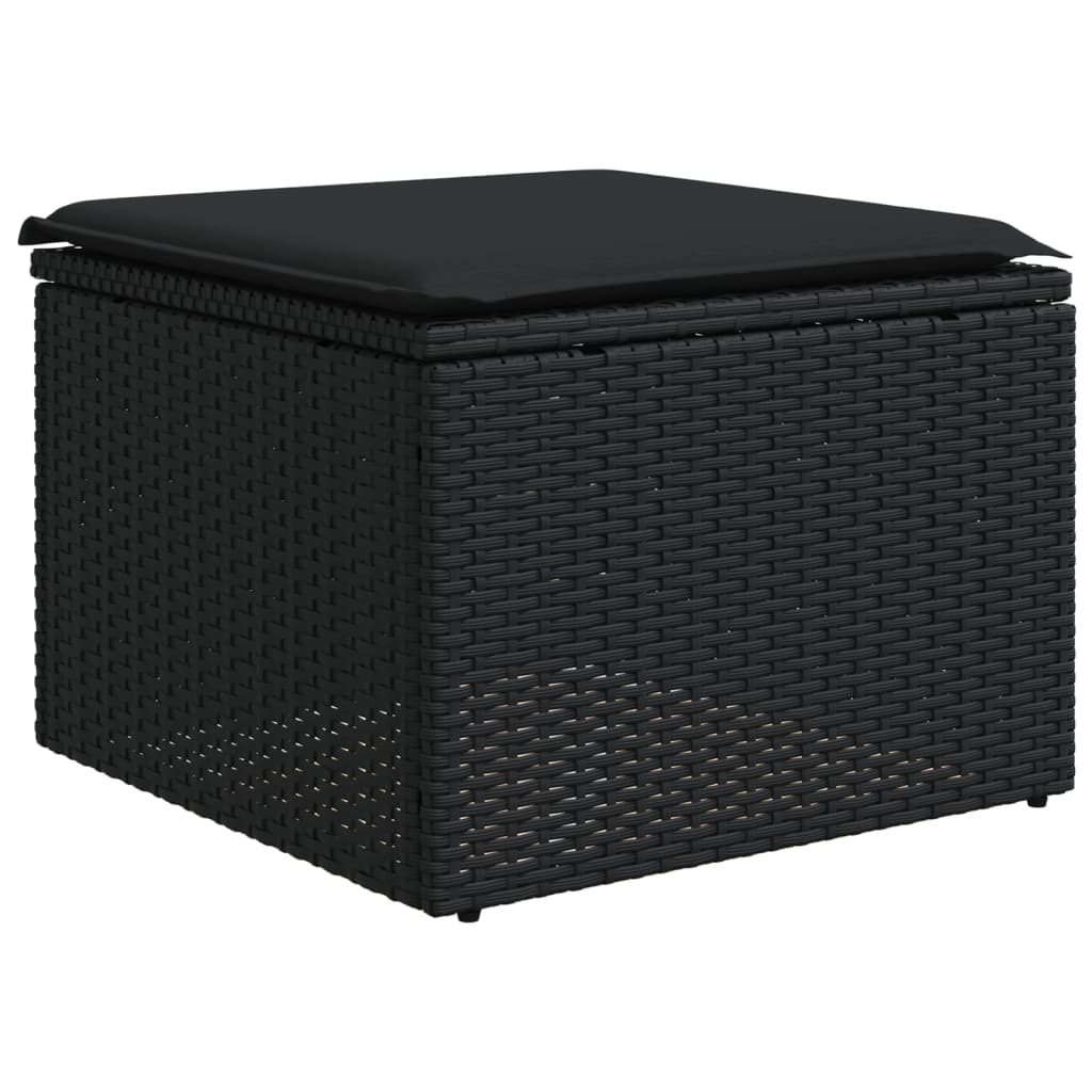 5-Tlg. Garten-Sofagarnitur Mit Kissen Poly Rattan