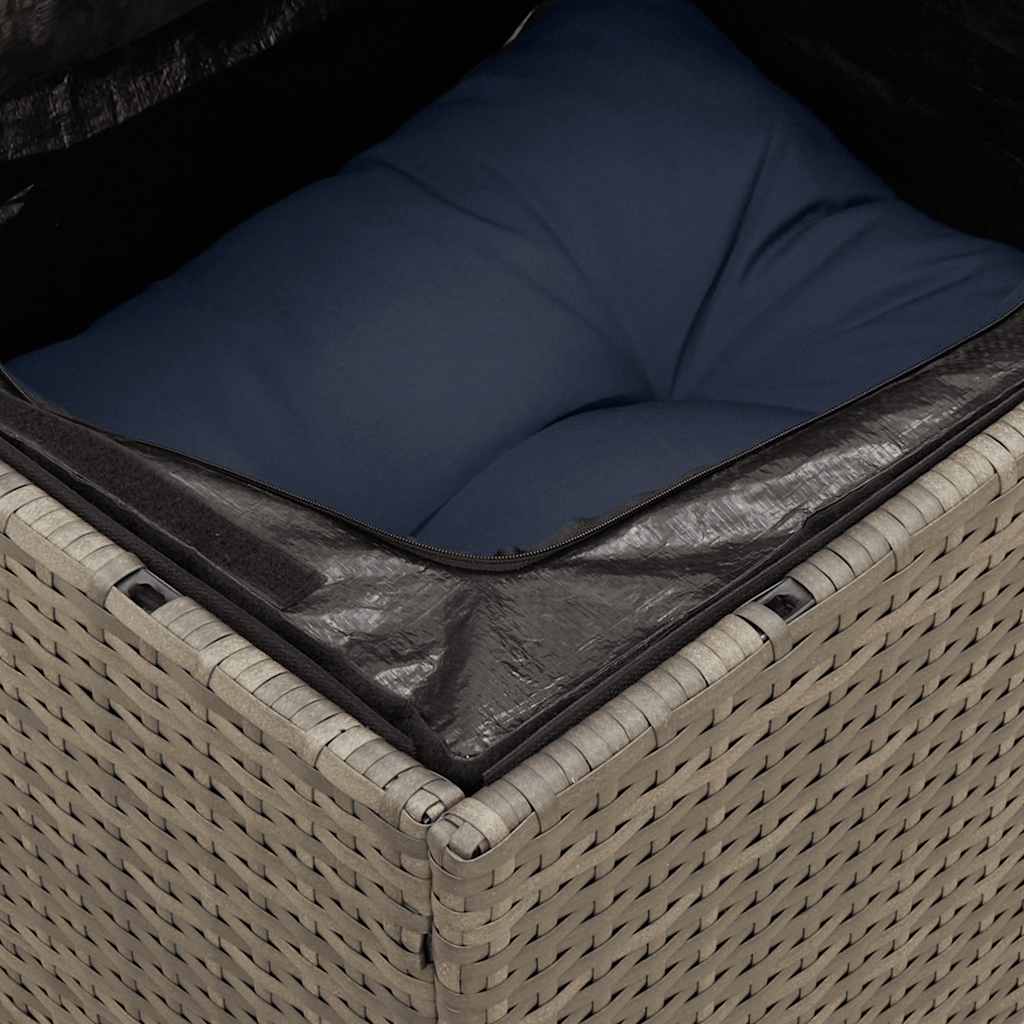 9-Tlg. Garten-Sofagarnitur Mit Kissen Poly Rattan