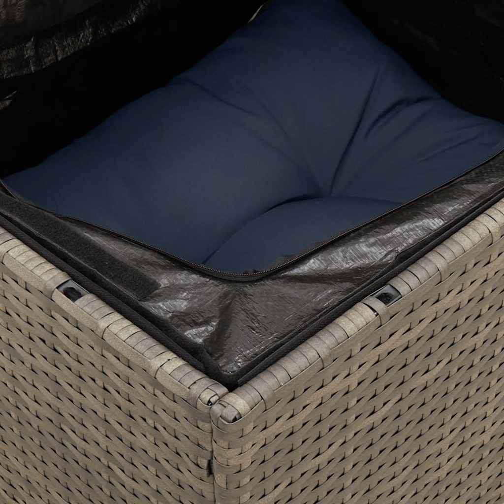 9-Tlg. Garten-Sofagarnitur Mit Kissen Poly Rattan