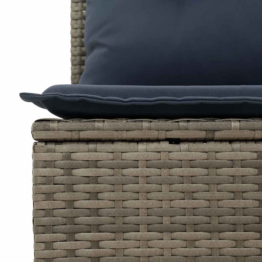 5-Tlg. Garten-Sofagarnitur Mit Kissen Poly Rattan
