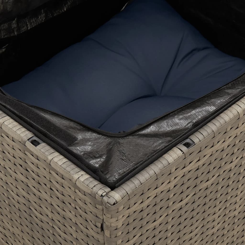 6-Tlg. Garten-Sofagarnitur Mit Kissen Poly Rattan