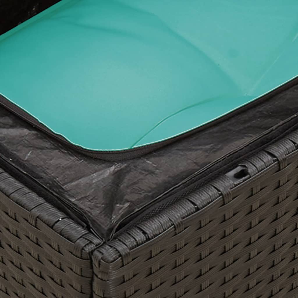 9-Tlg. Garten-Sofagarnitur Mit Kissen Poly Rattan