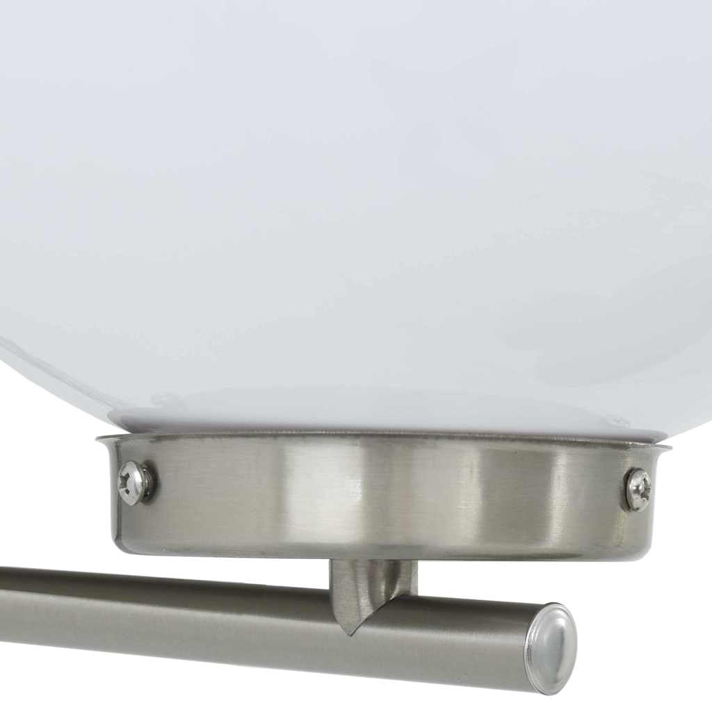 Außenwandleuchte Silber 29 X 25 X 33 Cm Edelstahl Und Plastik