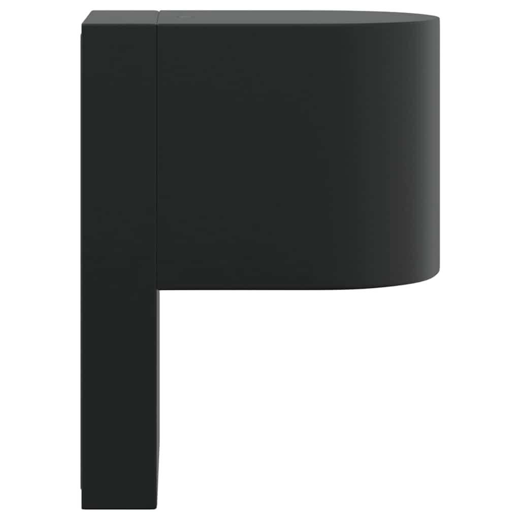Außenwandleuchte Schwarz 12 X 7 X 15 Cm Edelstahl