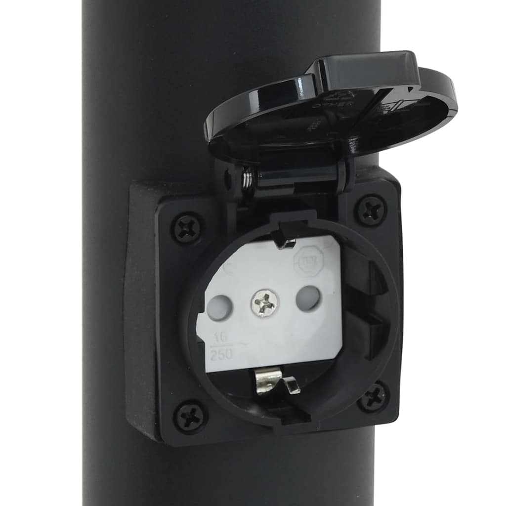 Pollerleuchte Mit Sensor Und Steckdose 110 Cm Edelstahl Ip44
