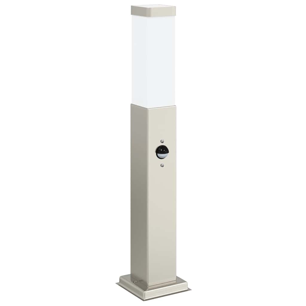 Pollerleuchte Mit Sensor 50 Cm Edelstahl Ip44