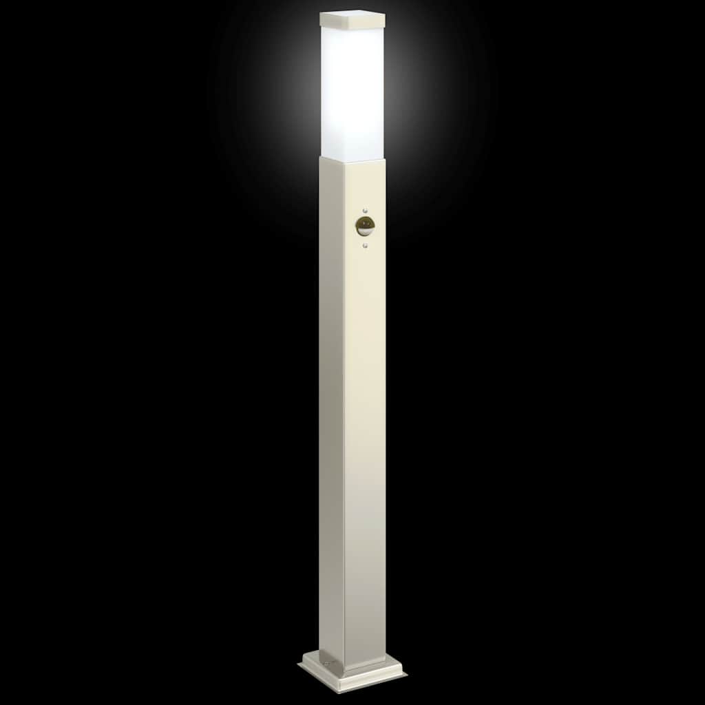 Pollerleuchte Mit Sensor 80 Cm Edelstahl Ip44