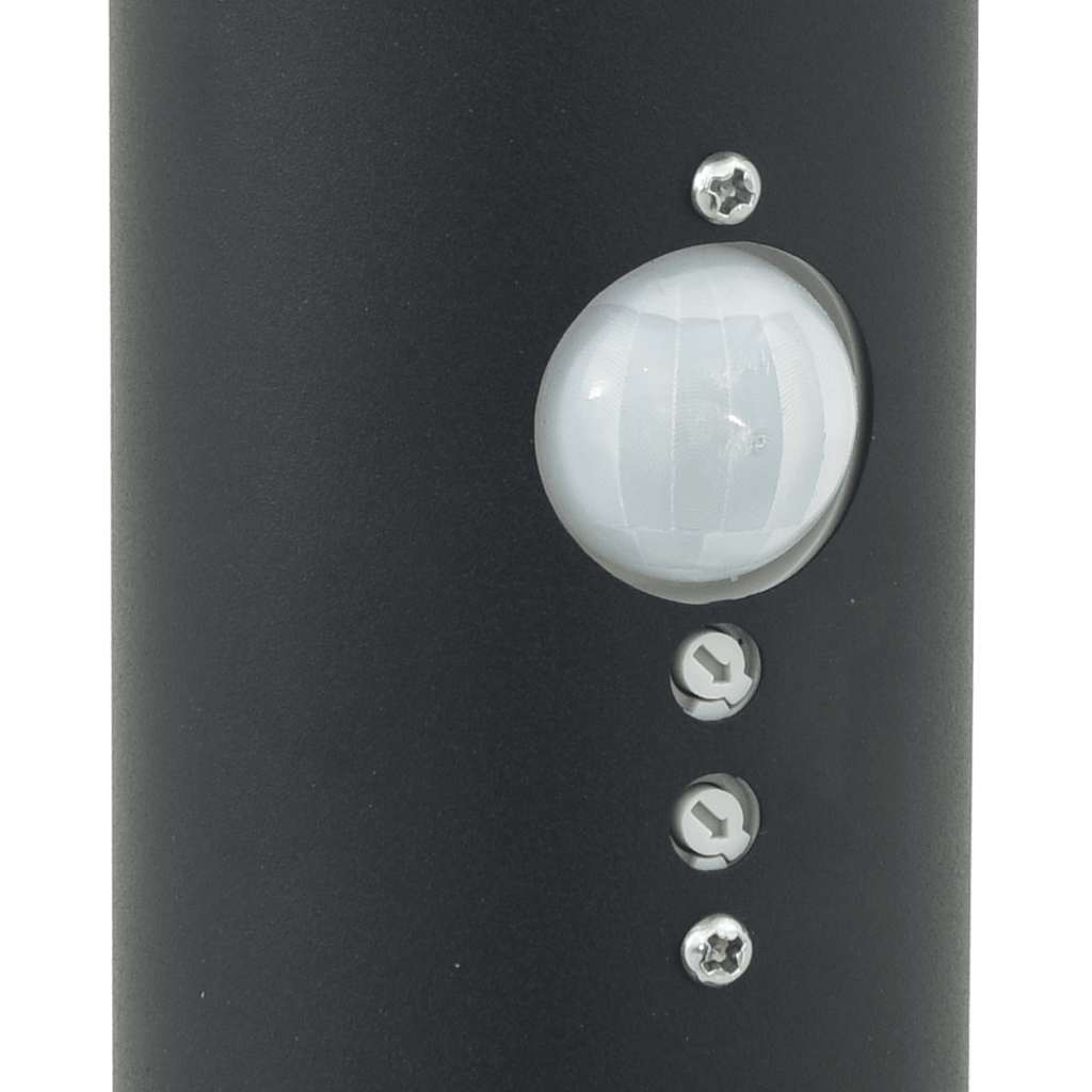 Pollerleuchten Mit Sensor 3 Stk. 80 Cm Schwarz Ip44