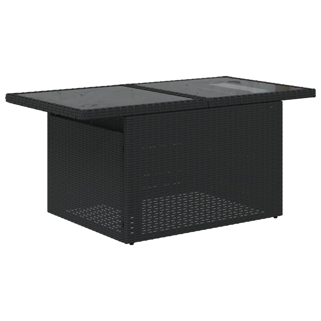 9-Teiliges Gartensofa-Set Mit Kissen, Es Polyrattan