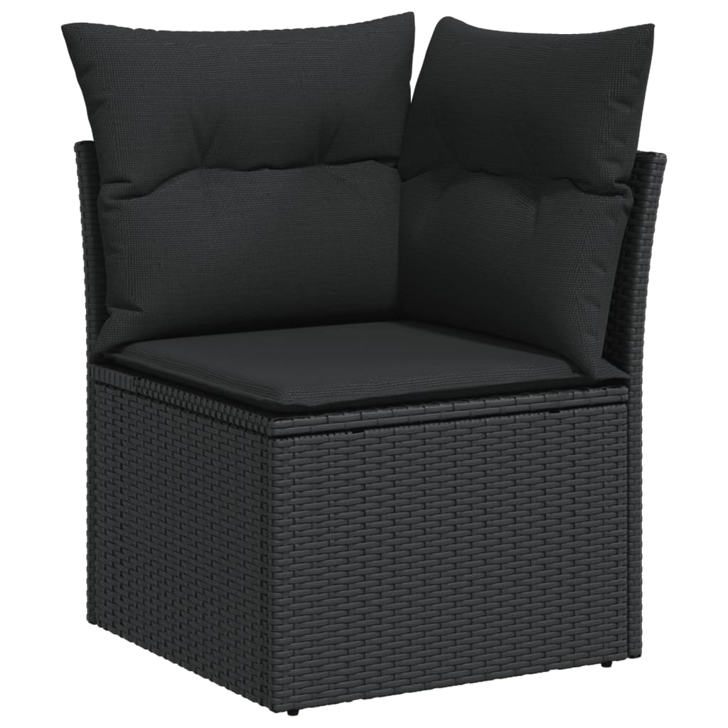 5-Tlg. Garten-Sofagarnitur Mit Kissen Poly Rattan