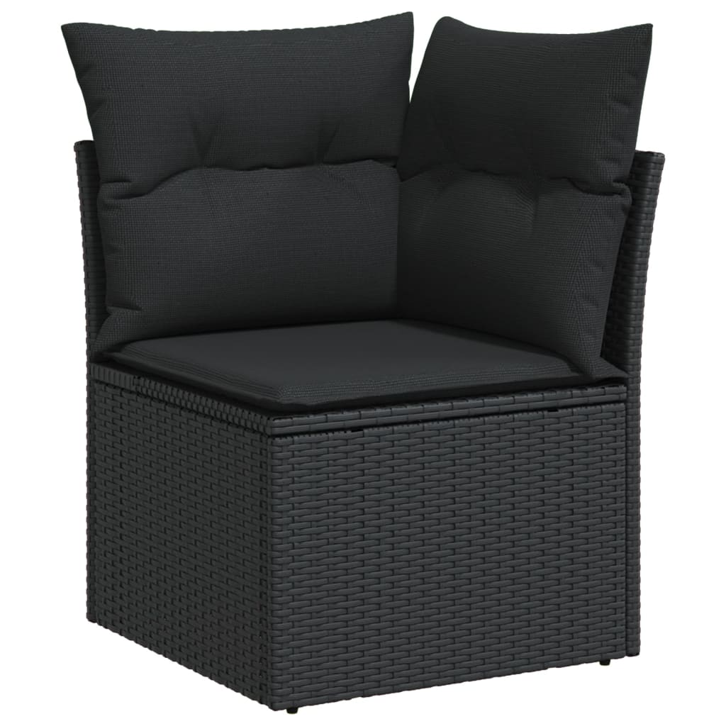 6-Tlg. Garten-Sofagarnitur Mit Kissen Poly Rattan