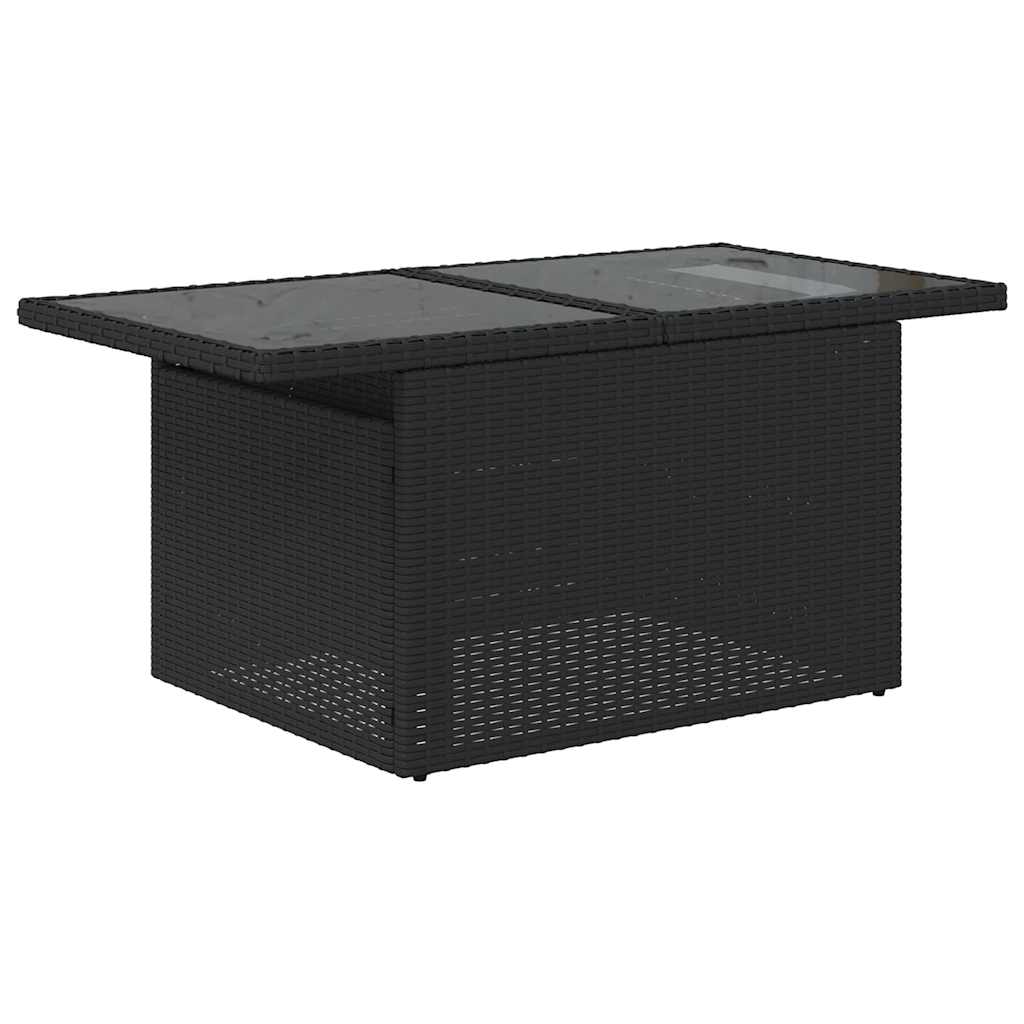 7-Teiliges Gartensofa-Set Mit Kissen, Es Polyrattan