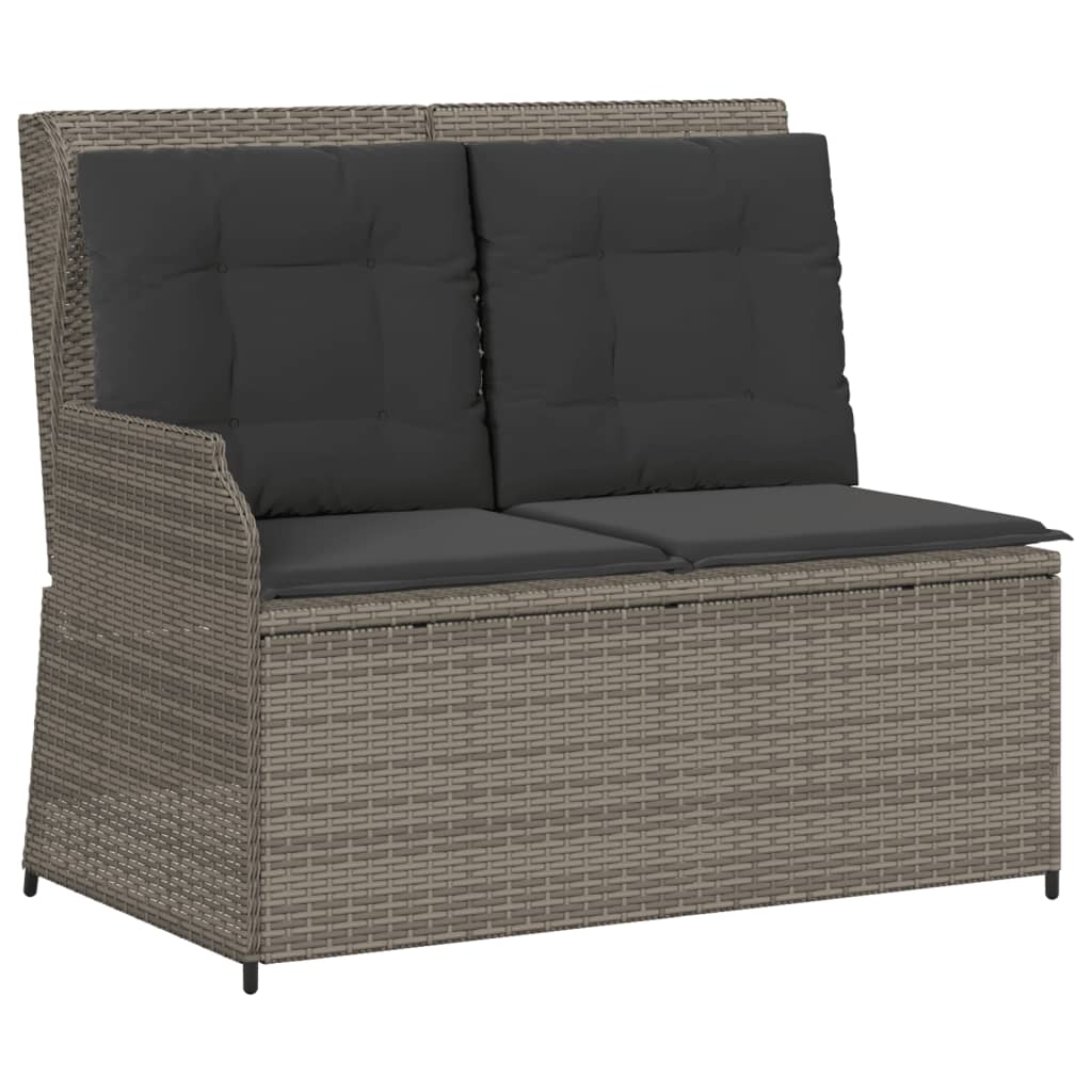 6-Tlg. Garten-Lounge-Set Mit Kissen Poly Rattan