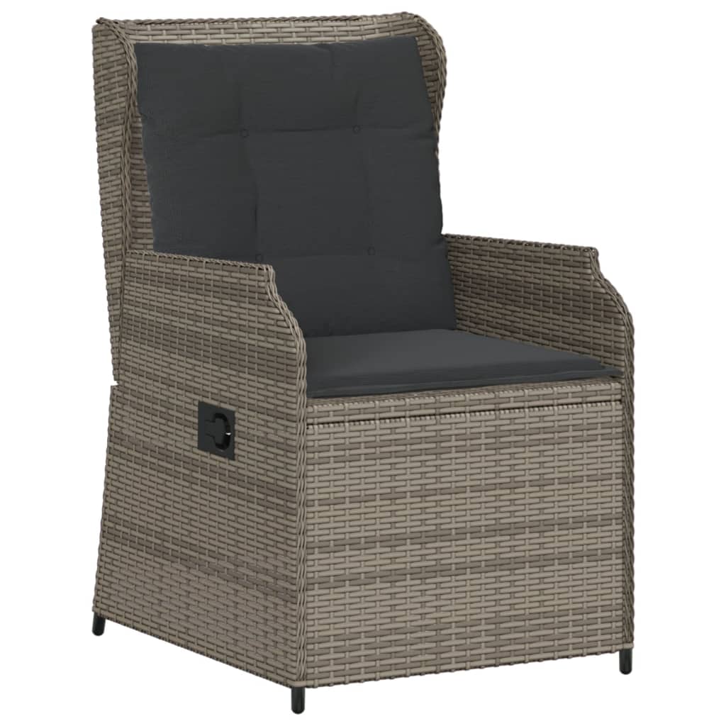 6-Tlg. Garten-Lounge-Set Mit Kissen Poly Rattan