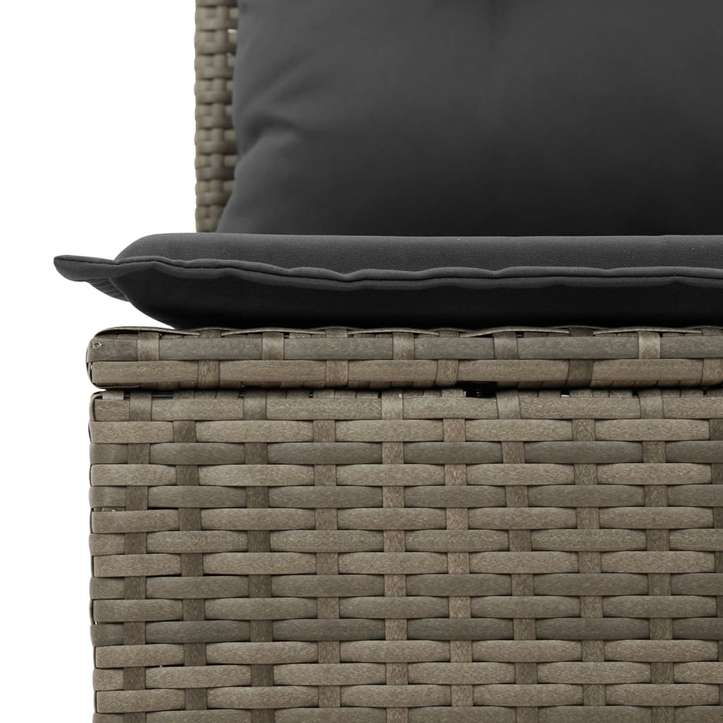 6-Tlg. Garten-Lounge-Set Mit Kissen Poly Rattan