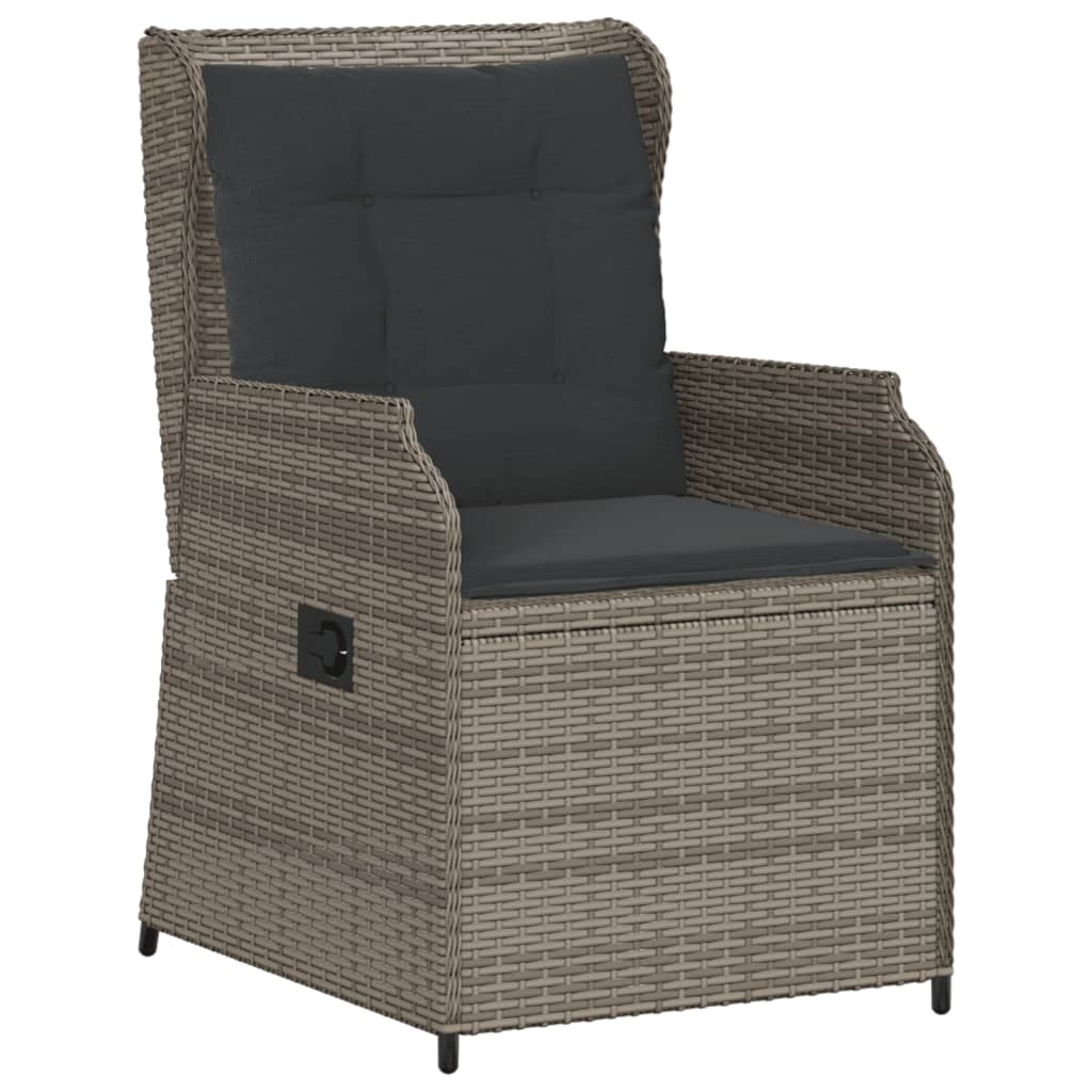 5-Tlg. Garten-Lounge-Set Mit Kissen Poly Rattan
