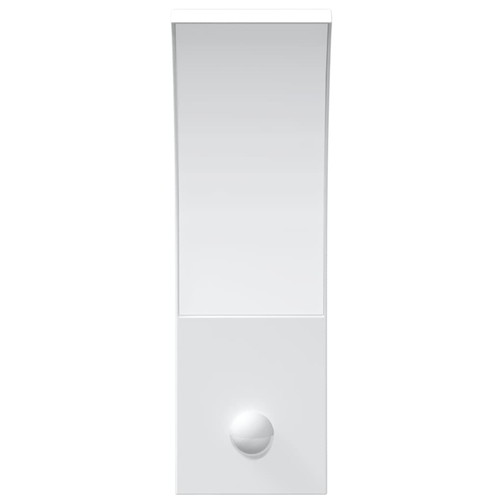 Led-Außenwandleuchte Mit Sensor Aludruckguss Weiß