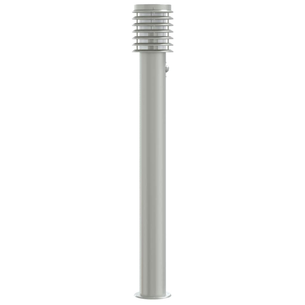 Wegeleuchte Mit Bewegungsmelder N 110 Cm Edelstahl Silber