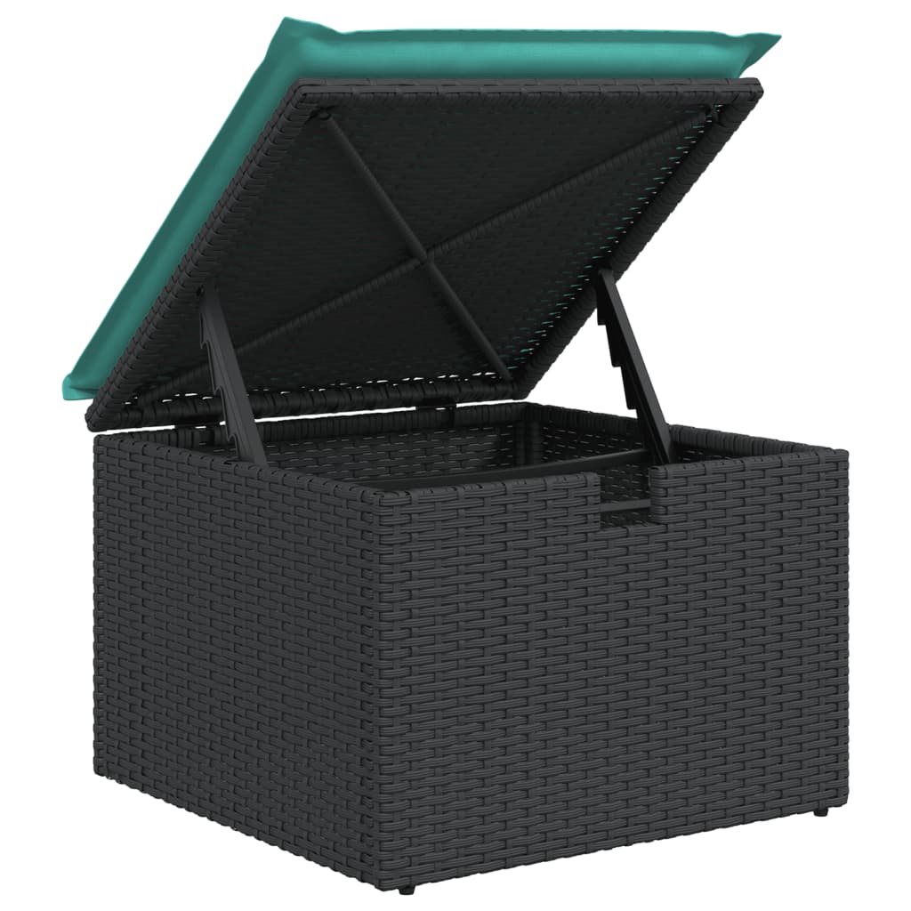 8-Teiliges Gartensofa-Set Mit Kissen, Es Polyrattan