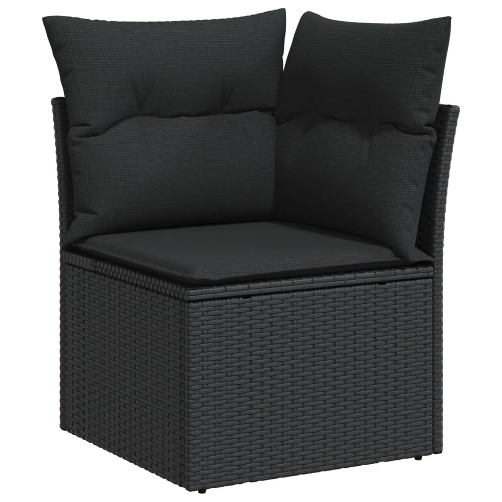 8-Tlg. Garten-Sofagarnitur Mit Kissen Poly Rattan