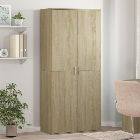 Schuhschrank Sonoma-Eiche 80X39X178 Cm Holzwerkstoff Sonoma Eiche