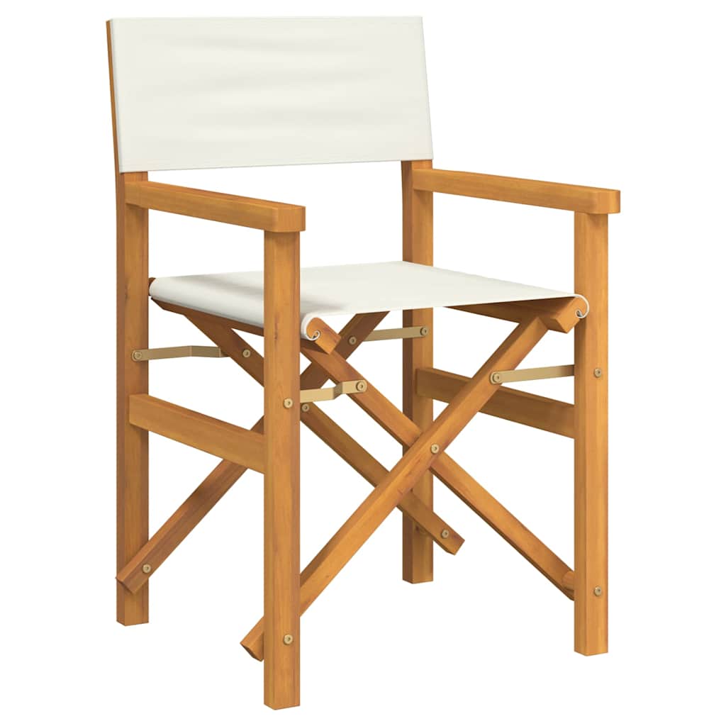Regiestühle 2 Stk. Klappbar Massivholz Teak