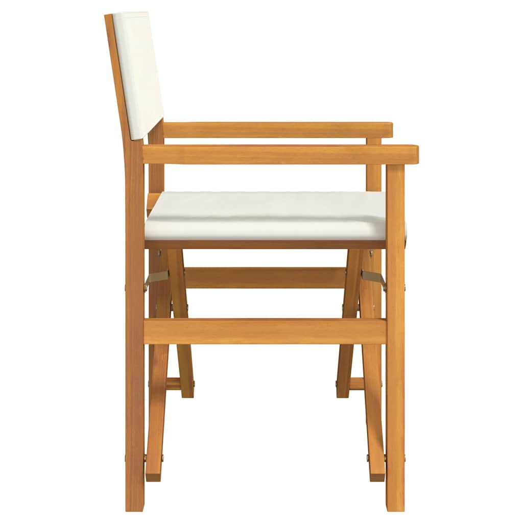 Regiestühle 2 Stk. Klappbar Massivholz Teak