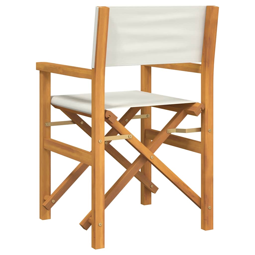 Regiestühle 2 Stk. Klappbar Massivholz Teak