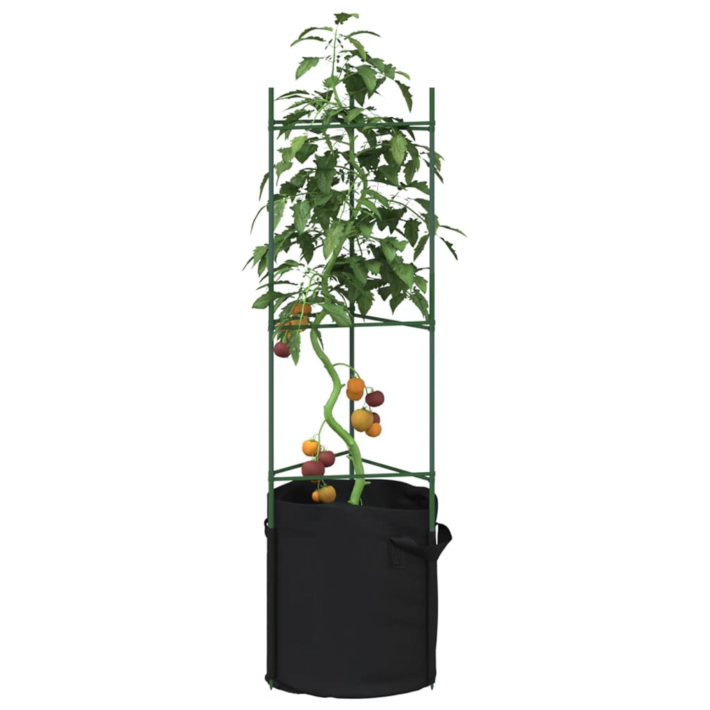Tomatenkäfige 4 Stk. Stahl Und Pp