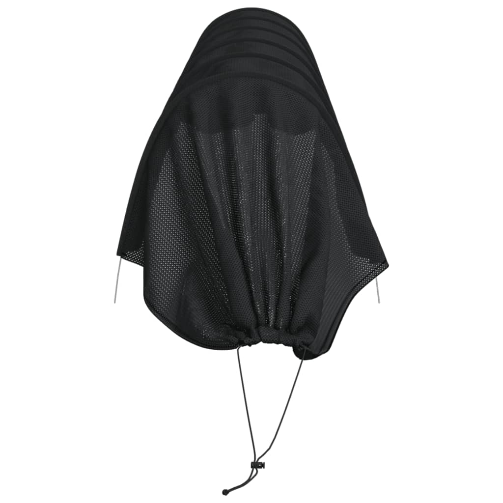 Netztunnel 4 Stk. Schwarz Stahl Und Polyethylen