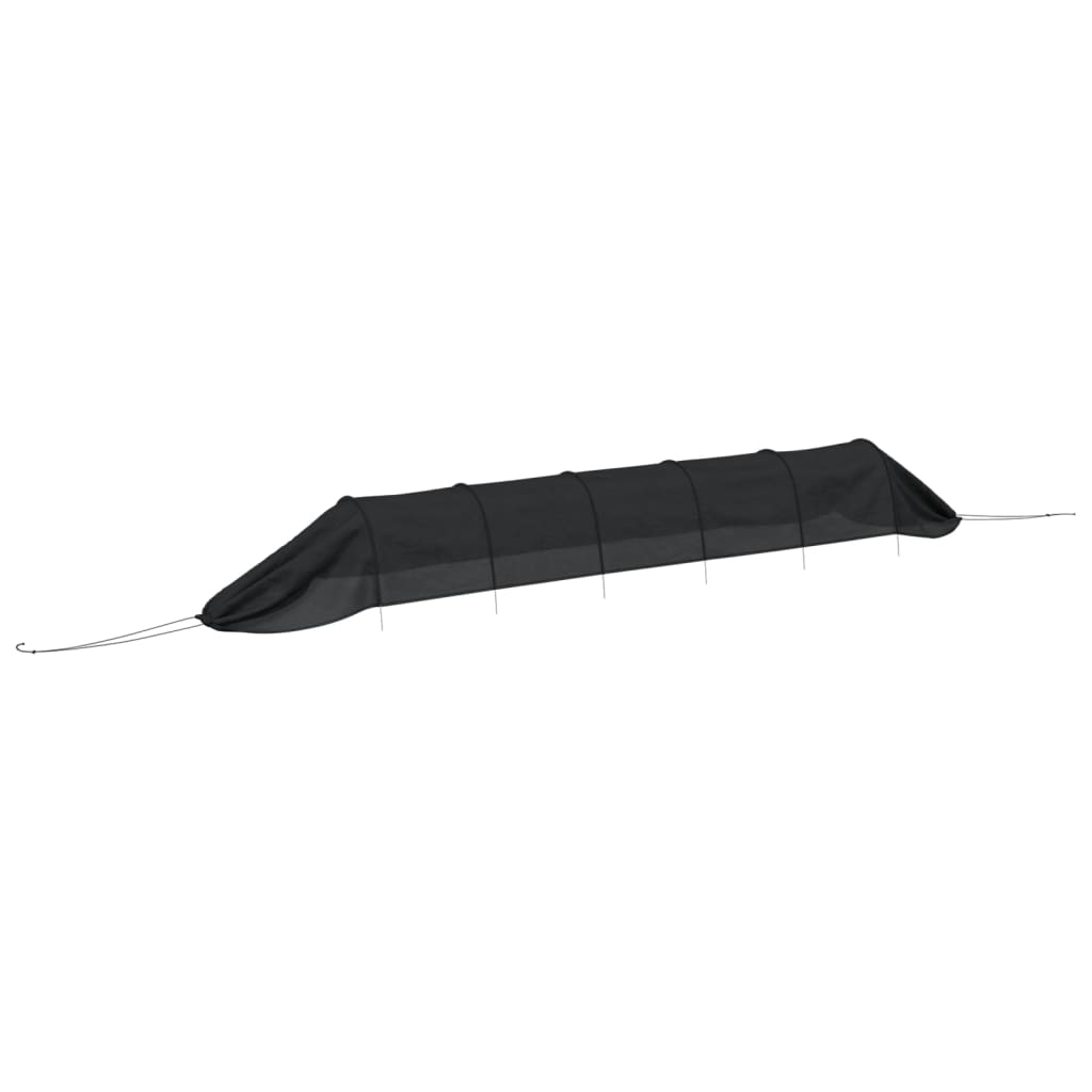 Netztunnel 4 Stk. Schwarz Stahl Und Polyethylen