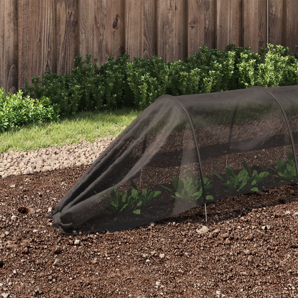 Netztunnel 4 Stk. Schwarz Stahl Und Polyethylen