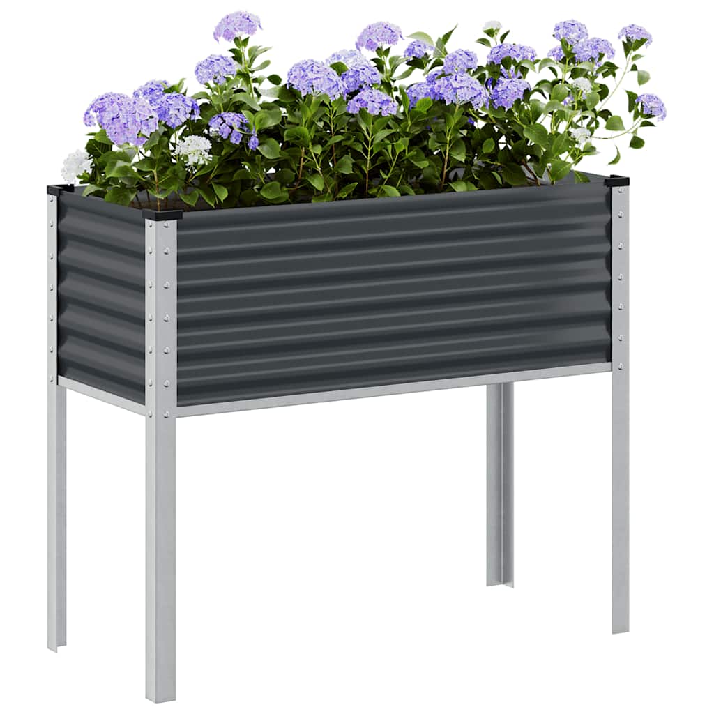 Garten-Pflanzgefäß Braun Stahl