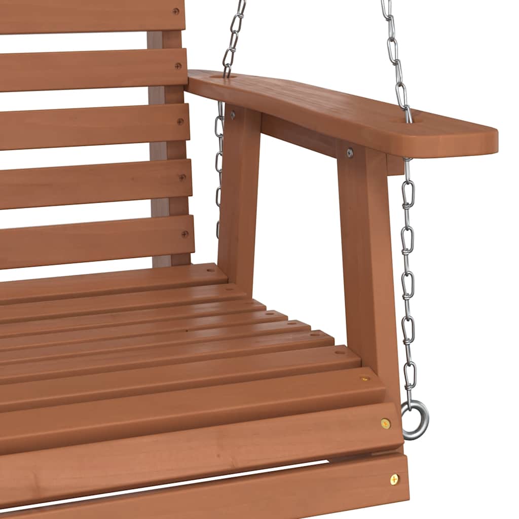 Garten-Hängestuhl Mit Metallketten Massivholz Tanne