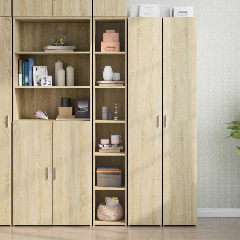 Highboard 30 X 41 X 185 Cm Holzwerkstoff