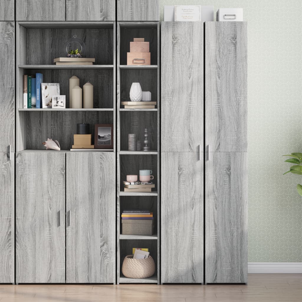 Highboard 30 X 41 X 185 Cm Holzwerkstoff
