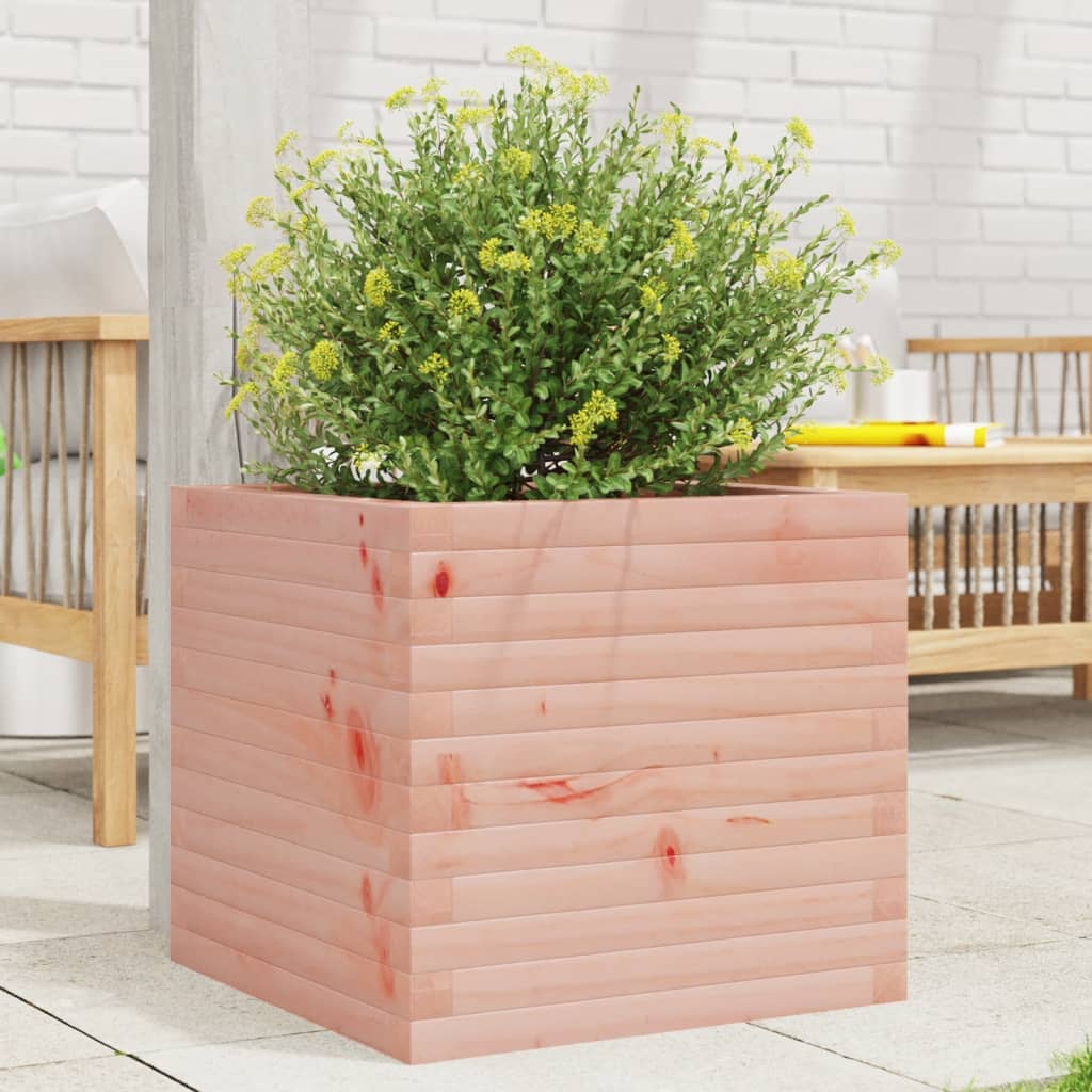 Pflanzkübel 50X50X68,5 Cm Massivholz Douglasie Natürliches Douglasie