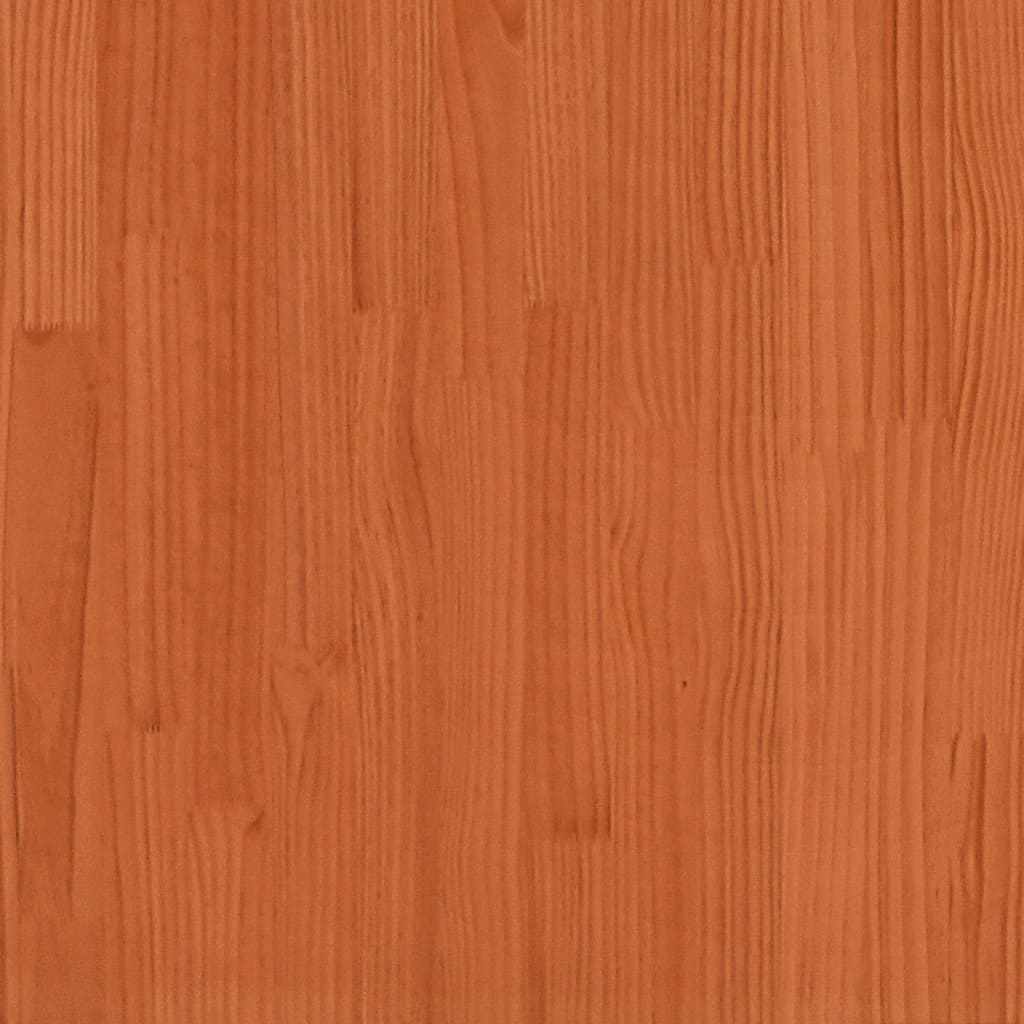 Pflanzkübel Wachsbraun 100X100X26,5 Cm Massivholz Kiefer Natürliches Douglasie