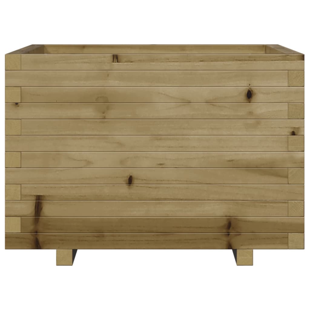 Pflanzkübel 70X70X49,5 Cm Kiefernholz Imprägniert
