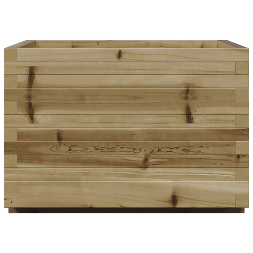 Pflanzkübel 70X70X49,5 Cm Kiefernholz Imprägniert