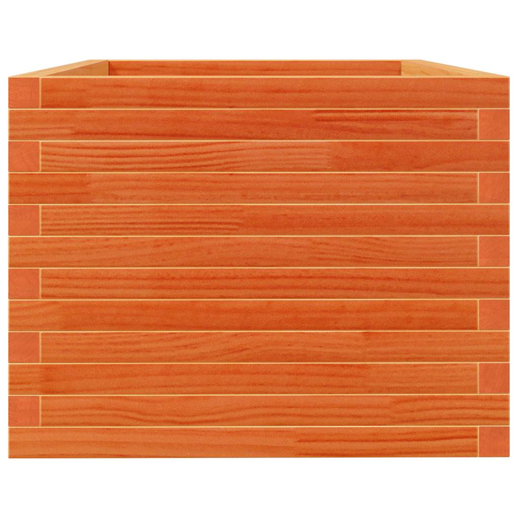 Pflanzkübel Wachsbraun 90X60X49,5 Cm Massivholz Kiefer Wachsbraun