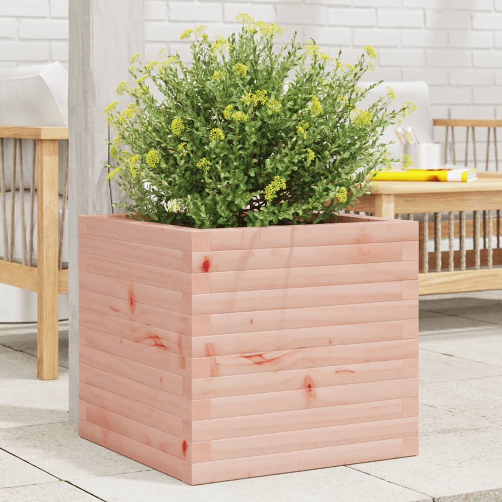 Pflanzkübel 50X50X68,5 Cm Massivholz Douglasie Natürliches Douglasie