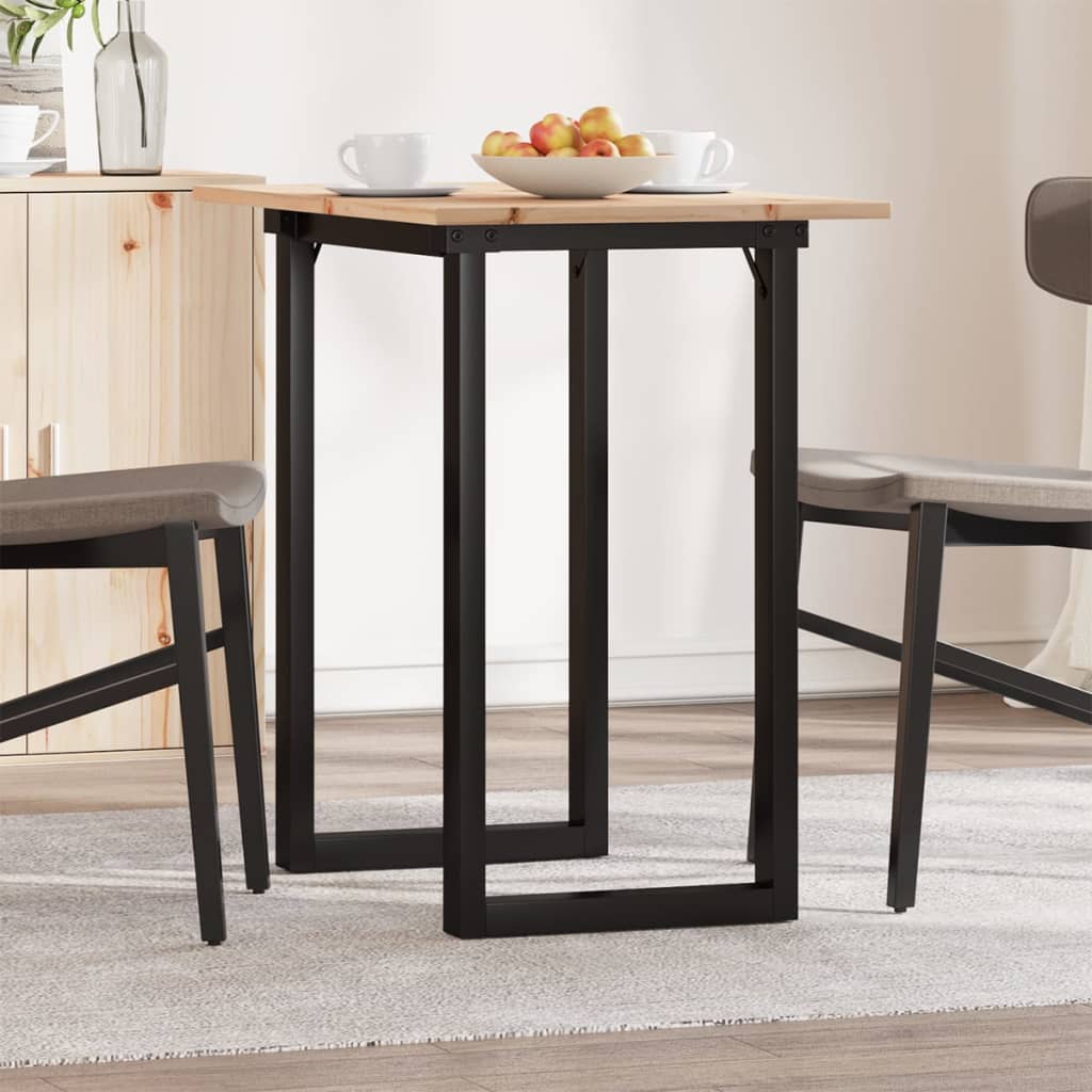 Esstisch Massivholz Kiefer Und Stahl